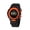 Orange, variant on Silicone Digital Sports Watch for Men Women Waterproof Fitness Tracker with Stopwatch Alarm Backlight