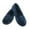 Peacoat, variant on Dearfoams Women's Rebecca Lightweight Cozy Memory Foam Closed Back Slipper with Wide Widths, Pewter Velour, 7-8