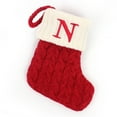 thumbnail image 2 of Tyidzon Personalized Christmas Stockings with Initials N, 7 Inch Mini Christmas Stockings for Christmas Xmas Tree Holiday Fireplace, 2 of 3