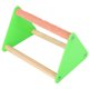 thumbnail image 3 of Percha para loros, soporte triangular, barra de arenisca (color del soporte lateral aleatorio), 3 of 14