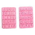 thumbnail image 1 of Maytalsory 2pack/lot Cake Mold Easy To Clean Wide Application Soft And Elastic Silicone Mold Mold Alphabet Pink, 1 of 6
