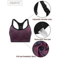 thumbnail image 5 of Breathable Sports Bras for Women Stretch Tank Top with Adjustable Shoulder Straps Seamless Vest Bra for Yoga Fitness Workout, 5 of 9