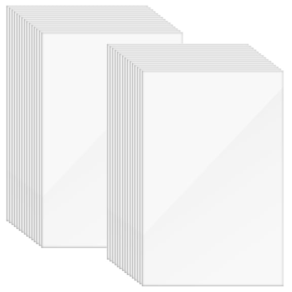 30Pcs Iron On Adhesive Sheets, Double-Sided Press-on Patch Heat Melt Fabric Glue Sheet, A4 Size Fusible Adhesive Sheets for Clothing Repair for Sewing and DIY Craft