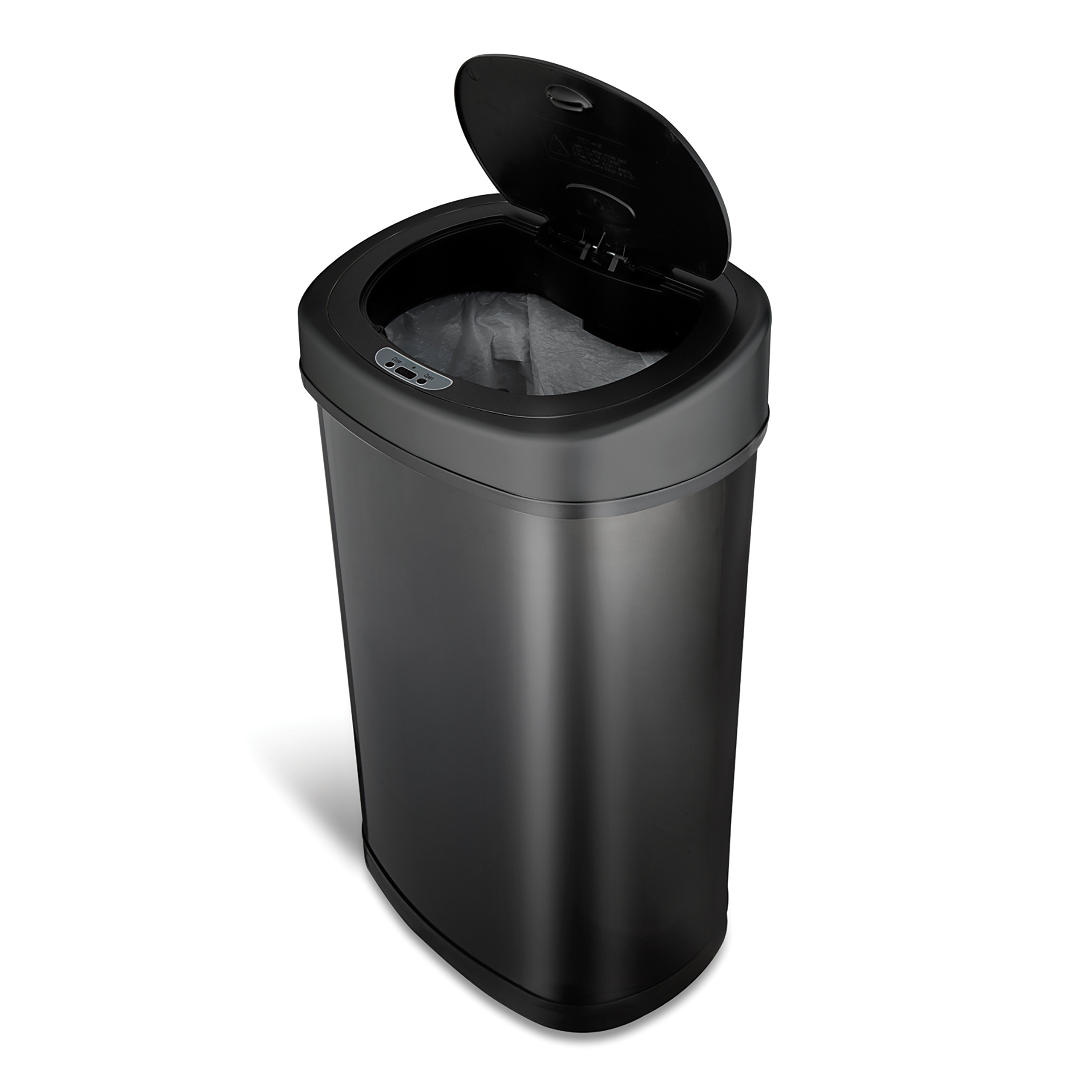 Touchless Garbage Can Trash No Touch Free Auto Open 13 Gallon With Lid
