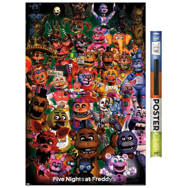 Five Nights at Freddy's - Ultimate Group Wall Poster, 22.375" x 34"