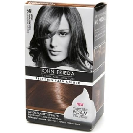 John Frieda Precision Foam Colour Brilliant Brunette (Medium Natural Brown) 5N 1 Each (Pack of