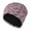 Purple, variant on Winter Beanie Daily Hat Black Polyester Thermal Thick Polar Fleece Snow Skull Cap for Men and Women One Size