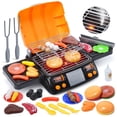 thumbnail image 1 of Juego de barbacoa Cute Stone para niños con Play Food, de 3 a 7 años, 1 of 7
