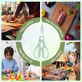 thumbnail image 7 of FACEGA 2Pcs Scissors All Purpose,Opening A Bottle Cap 7.7" School Scissors,Cold Walnuts Fabric Scissors for Cutting Clothes,Green, 7 of 7