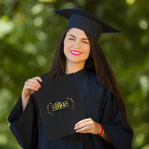 2025 Graduation Guest Book - 11.8"x8.5" Keepsake Message Book for Signatures & Well Wishes,Paper Guestbook for Graduation Parties & Special Events
