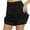 Black, variant on Baywell Women's Basic Double-Layer Simple Stretchy Tube Pencil Mini Skirt, Ease Into Comfort Above The Knee Pencil Skirt, Black, 2XL
