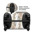 thumbnail image 4 of Fotbe Retro Bunny Flower Luggage Cover Protector,Suitcase Protector,Scratch and Dirt Resistant,Fits 18-32 Inch Luggage(without luggage)-X-Large, 4 of 9