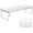 White, variant on Mini Small Camping Table 3FT Folding Picnic Table Foldable Low Camp Table Portable Short Outdoor Short Floor Beach BBQ Yellow 35.2x15.7 inch