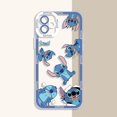 thumbnail image 1 of Funda de silicona suave de Disney Stitch para iPhone 14 Pro Max 13 12 Mini 11 Pro XR XS X 8 7 6 6S Plus SE 2020 cubierta protectora de lente Fivean unisex, 1 of 2