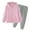 Pink-05, variant on Owordtank Sweat Suits For Girls Boys Full Zip Up Hoodies And Sweatpants Set Kids 2 Piece Outfits Youth Sweatsuit Tracksuit