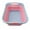 Cool Blue/Maglia Rosa, variant on SAMMART 42L (11 gallons) Collapsible Plastic Laundry Hamper/Basket - Foldable Storage Container/Organizer - Portable Laundry Basket - Easy Storage Space Saving
