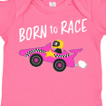thumbnail image 4 of Inktastic Born to Race Pink Race Car Boys or Girls Baby Bodysuit, 4 of 5