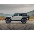 thumbnail image 6 of RockTrix RT105 17 inch Wheel Compatible with Jeep Wrangler JK JL 17x9 5x5 Wheels (-12mm Offset, 4.5in Backspace) 5x5 PCD, 71.5mm Bore, Gunmetal Gray Wheels, Also fits Gladiator JT Rims, 6 of 8
