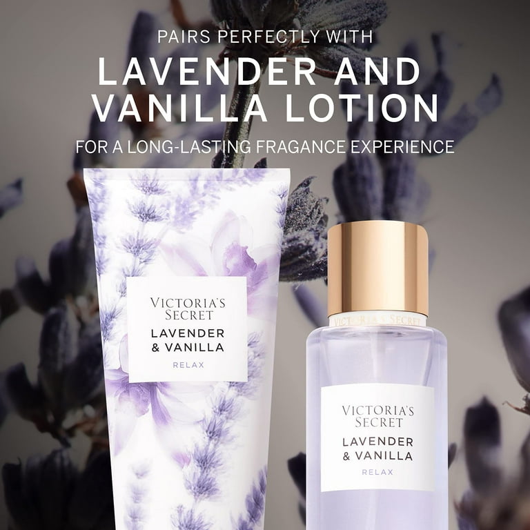 Victoria's Secret Lavender Vanilla Body Mist, Floral Warm Scent