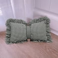 thumbnail image 6 of Deeceymbur Plaid Bow Pillow 19.6x11.8x1.5in Two Purpose Sofa Cushion Waist Pillow Christmas and Halloween Gifts, 6 of 6