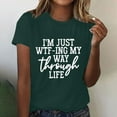 thumbnail image 2 of Birdeem Femmes Filles Grande Taille T-Shirts Imprimés Manches Courtes Col Rond T-Shirt Blouse Hauts, 2 of 11