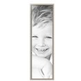 thumbnail image 2 of ArtToFrames 11" x 37" Silver Square with Beads Picture Frame, 11x37 inch Silver Wood Poster Frame (WOM-5286),  Pack, 2 of 8