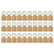 thumbnail image 1 of 30 Piezas Llaveros de Madera en Forma de Cuadrado en Blanco Llaveros de Madera DIY Etiquetas para Llaves Regalos DIY, 1 of 5