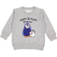 thumbnail image 2 of Inktastic Happy Birthday, Mama Cute Penguins Toddler Sweatshirt, 2 of 4
