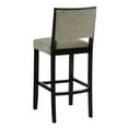 thumbnail image 3 of Linon Zoe 30" Wood Bar Stool in Gray, 3 of 8