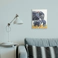 thumbnail image 2 of Stupell Industries Elephant Family in Tall Yellow Grass Safari Animals Wall Plaque, 13 x 19, Design by George Dyachenko, 2 of 6