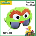 thumbnail image 2 of Gafas de sol Sun-Staches Oscar The Grouch, UV400, talla única, 2 of 4