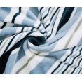 thumbnail image 4 of Chaps Solid Silky Soft Flannel Fleece Throw Blanket Navy 50” X 70” (One Size), 4 of 4