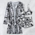 thumbnail image 5 of Gibobby Traje de Baño Sexy Bikini Conjunto de dos piezas de falda de playa con traje de baño 3D con estampado de estilo corte magnífico para mujer(Negro,M), 5 of 5