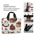 thumbnail image 4 of FORMRS 16" Laptop Bag Carrying Sleeve Case with Handle Travel Shoulder Briefcase, White Chocolate Cakes, 4 of 8