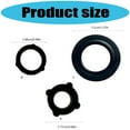 thumbnail image 5 of 100Pcs Faucet Joint Water Stop Gasket Wear Resistant Toilet Repair Seals, 5 of 8