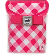 Darice LockerLookz Magnetic Locker Bin, Pink Gingham