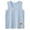 Blue-1, variant on Kids Tank Tops, Crewneck Sleeveless Striped Casual Boys Girls Undershirts Gray Size 8 T