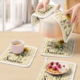 thumbnail image 5 of Sunflower Pot Holders for Kitchen Heatproof Potholder, 2 Pack Yellow Plaid Lattice You Are My Sunshine Hot Pads Multipurpose Oven Pads Cloth Potholders Trivet for Cooking and Baking, 5 of 8
