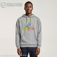 thumbnail image 2 of Men's Pokemon Eeveelutions Pull Over Hoodie Athletic Heather Small, 2 of 9