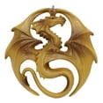 thumbnail image 6 of Anne Stokes Fantasy Royal Seal Golden Medal Dragon Tree Hanging Ornament Decor, 6 of 7