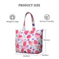 thumbnail image 4 of 22 Inch Oversized Travel Bag Lightweight Canvas Weekender Duffel with Multi Pockets, Animal Print, 4 of 5