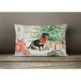 thumbnail image 4 of Carolines Treasures DAC1338PW1216 16 x 12 in. Unisex Black & Tan Dachshund Christmas Fabric Decorative Pillow, 4 of 4