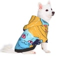 thumbnail image 2 of Salouo Colorful Cats Pattern Art Pattern Small Dog Hoodie Sweatshirts Dog Clothes Coat Clothing Puppy Sweater Outfit Pullover Pet Winter Coat Sweater Outfit-Medium, 2 of 7