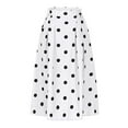 thumbnail image 3 of HomeGardon Maxi Skirts for Women Long Skirts Summer Women's Elastic Pocket Printed-line Skirt,S-XXL, 3 of 4