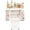 White, variant on Jewelry Organizer, Wood Wall Mounted Jewelry Holder and Jewelry Storage for Necklaces Bracelets Earrings Rings Display