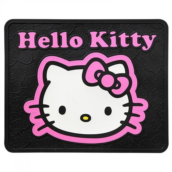 Hello Kitty Classic Look Utility Rear Floor Mat,17" x 14", Fits Most Vehicles, Multicolor