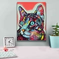 thumbnail image 4 of Epic Graffiti 'Curious Cat' by Dean Russo, Giclee Canvas Wall Art, 12"x16", 4 of 8