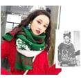 thumbnail image 3 of Foulard de Noël Tricotée Rennes Lettres Châle Foulard d'Hiver pour Femmes, 3 of 8