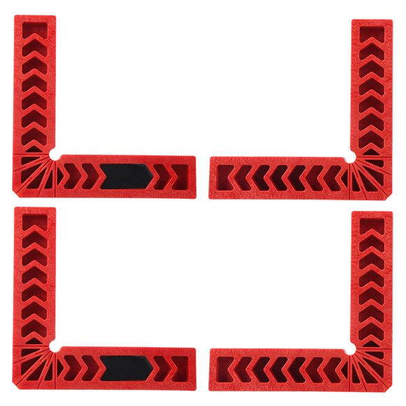 Carpentry Accessory,4Pcs/Set Carpenter L‑Shape 90 Corner Clamp Right Angle Clamp Luxury Finish