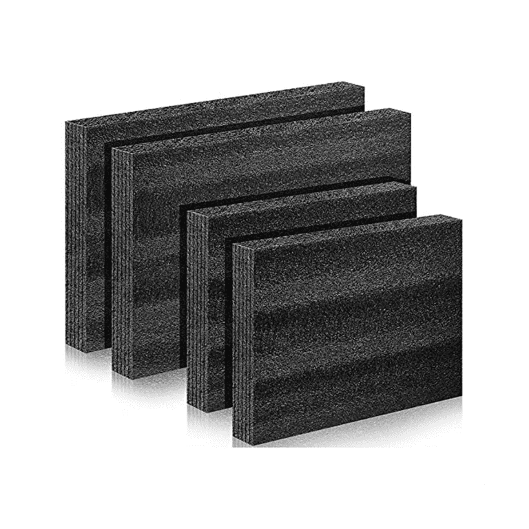 MT Products 4 x 4 x 4 White Polystyrene Foam Block/Foam Cube - Pack of 6